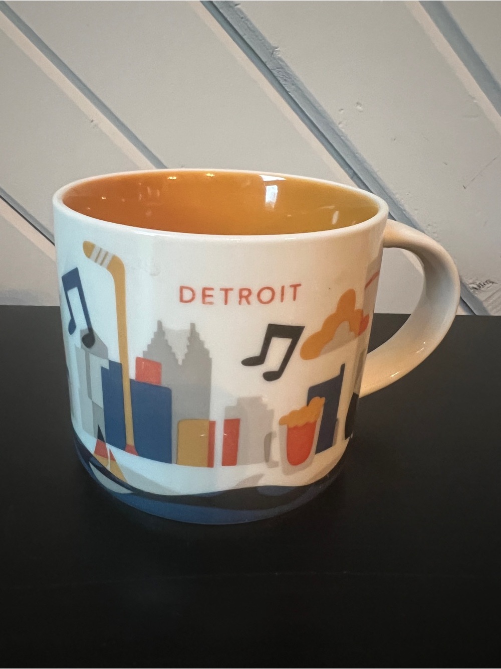 Starbucks You Are Here City Collection Detroit 14oz Coffee Cup/Mug
